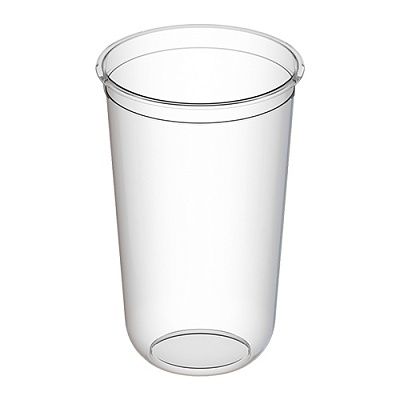 Стакан Bubble cup/шейкер U-образное дно глянец ПП 1031ГП D=90мм цвет прозр. 500мл (17г) ОЗЛП/ВЗЛП (х16/384)